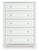 Kozlani - Five Drawer Chest - White – Accent Chests by Signature Design by Ashley® at Furniture Wholesale Plus , Nashville furniture store