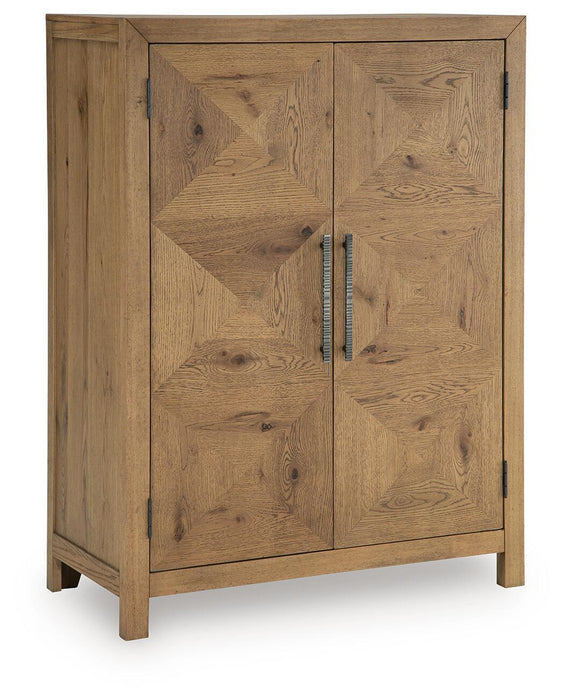 Clayburns - Bar Cabinet - Light Brown – Wine Cabinets by Signature Design by Ashley® at Furniture Wholesale Plus , Nashville furniture store