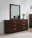 Jessica - 6-Drawer Dresser With Mirror – Dresser & Mirror by CoasterEssence at Furniture Wholesale Plus , Nashville furniture store