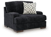 Whitmore Manor - Chair And A Half - Black Pearl – Arm Chairs by Benchcraft® at Furniture Wholesale Plus , Nashville furniture store
