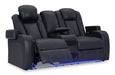 Fyne-dyme - Power Reclining Loveseat With Console/Adj Hdrst – Reclining Loveseats by Signature Design by Ashley® at Furniture Wholesale Plus , Nashville furniture store