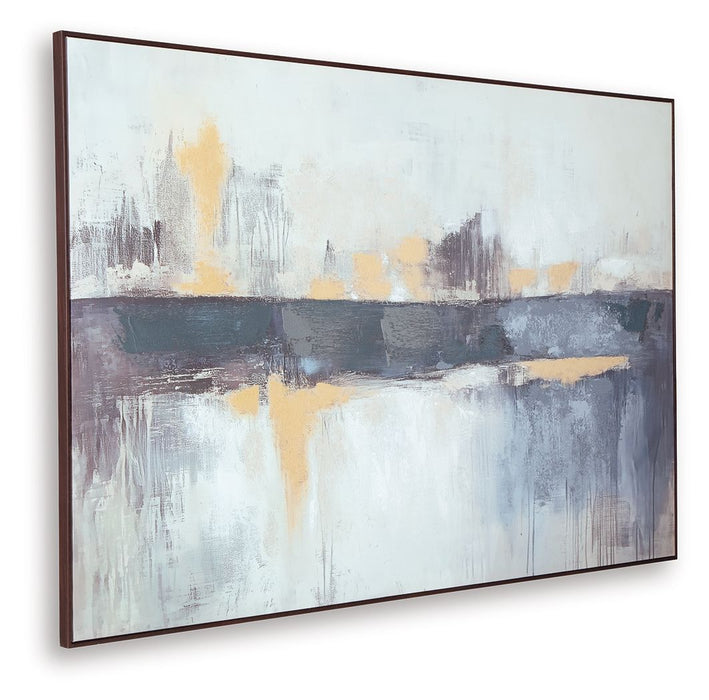 Gatesford - Wall Art - Blue / White / Tan – Canvas Art by Signature Design by Ashley® at Furniture Wholesale Plus , Nashville furniture store