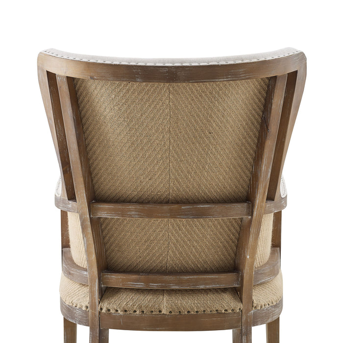 George - Wingback Accent Chair - Two Tone – Wingback Chairs by Steve Silver Furniture at Furniture Wholesale Plus , Nashville furniture store