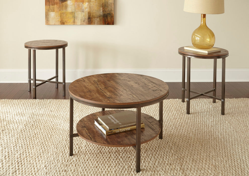 Sedona - Silvershield 3 Piece Occasional Table Set - Brown – Table Sets by Steve Silver Furniture at Furniture Wholesale Plus , Nashville furniture store