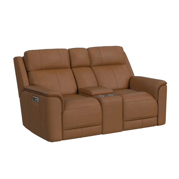 Mustang - P3 Loveseat With Console – Reclining Loveseats by Elements International at Furniture Wholesale Plus , Nashville furniture store