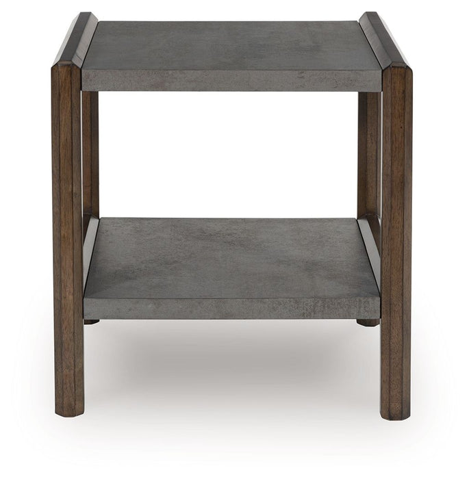 Kallenny - Rectangular End Table - Brown / Gray – End Tables by Signature Design by Ashley® at Furniture Wholesale Plus , Nashville furniture store