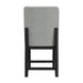 Portland - Square Back Counter Stool (Set of 2) - Black / Gray – Stool Sets by Elements International at Furniture Wholesale Plus , Nashville furniture store