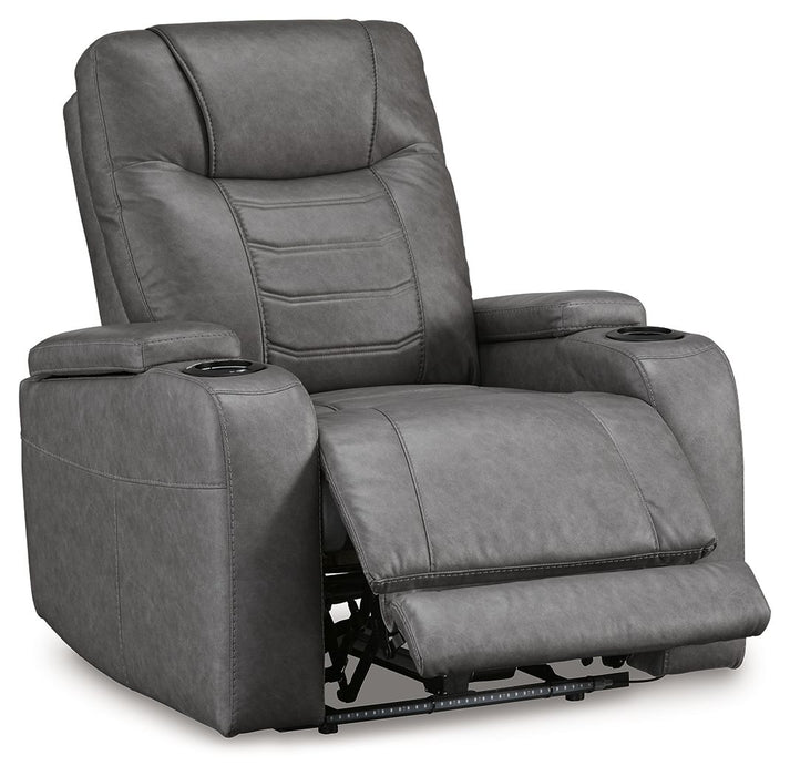 Schooner Rocks - Power Recliner / Adj Headrest – Reclining Chairs by Signature Design by Ashley® at Furniture Wholesale Plus , Nashville furniture store