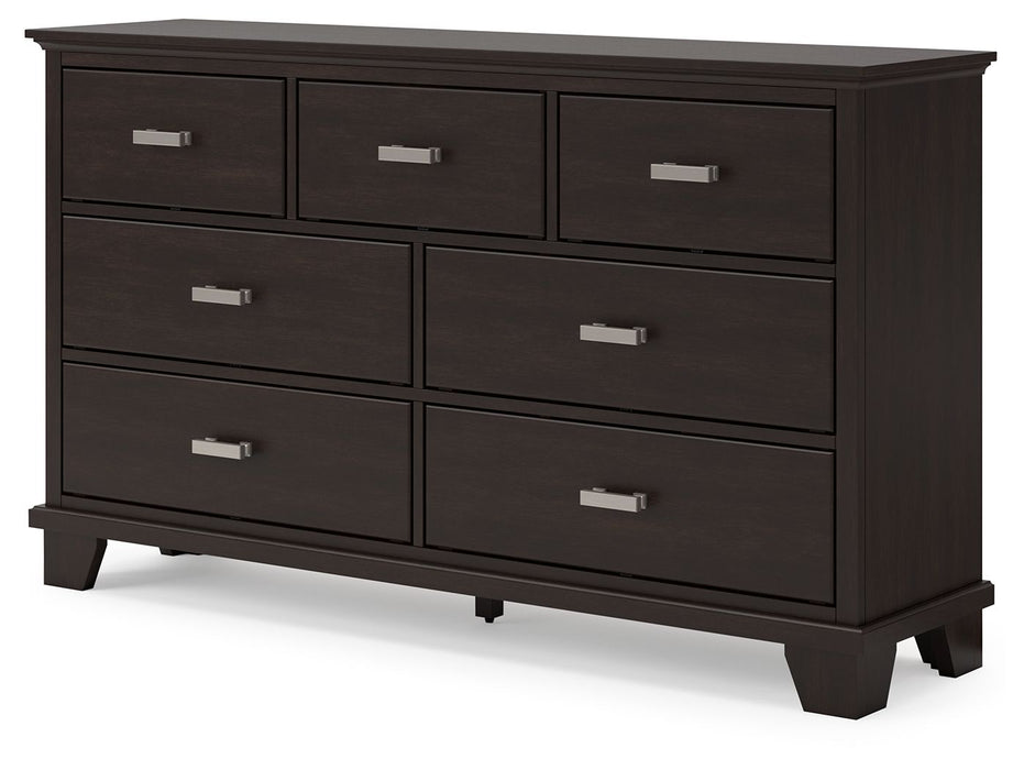 Covetown - Dresser - Dark Brown – Dressers by Signature Design by Ashley® at Furniture Wholesale Plus , Nashville furniture store