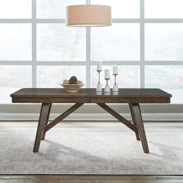 Carolina Park - Trestle Table - Amber Brown – Dining Tables by Liberty Furniture at Furniture Wholesale Plus , Nashville furniture store