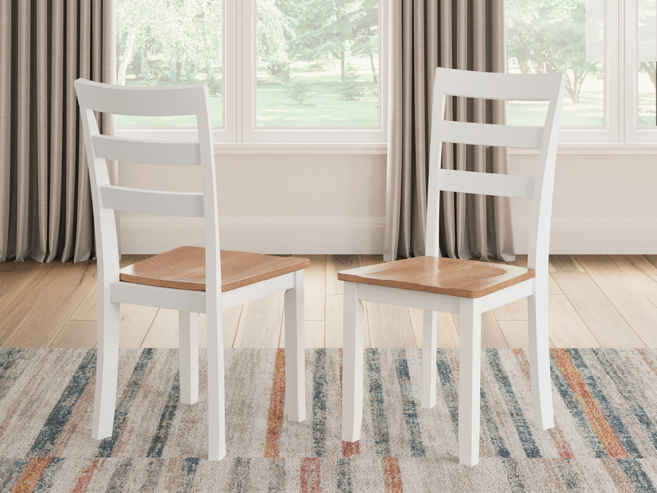 Gesthaven - Dining Room Side Chair (Set of 2) - Premium Chair Sets from Signature Design by Ashley® - Just $198! Shop now at Furniture Wholesale Plus  We are the best furniture store in Nashville, Hendersonville, Goodlettsville, Madison, Antioch, Mount Juliet, Lebanon, Gallatin, Springfield, Murfreesboro, Franklin, Brentwood