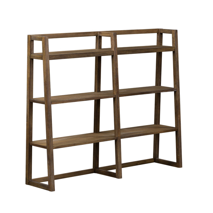 Stone Brook - Credenza Hutch - Rustic Saddle – Hutches by Liberty Furniture at Furniture Wholesale Plus , Nashville furniture store