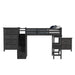 Hampton Kids - Loft With Staircase And Desk With Speaker Bedroom Set – 3 Piece Bedroom Sets by Elements International at Furniture Wholesale Plus , Nashville furniture store