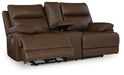 Vonryan - Power Reclining Loveseat With Console / Adj Headrest - Tobacco – Reclining Loveseats by Signature Design by Ashley® at Furniture Wholesale Plus , Nashville furniture store