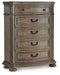 Ardenfield - Five Drawer Chest - Light Brown – Accent Chests by Signature Design by Ashley® at Furniture Wholesale Plus , Nashville furniture store