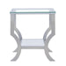 Saide - Rectangular Glass Top Table – End Tables by CoasterEssence at Furniture Wholesale Plus , Nashville furniture store