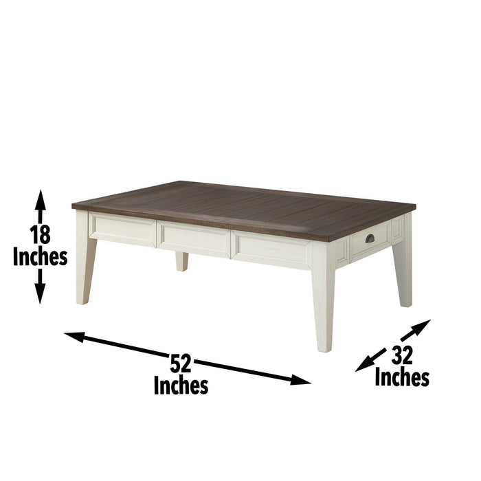 Cayla - Cocktail Table - Dark Oak – Cocktail Tables by Steve Silver Furniture at Furniture Wholesale Plus , Nashville furniture store