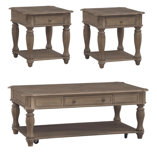 Magnolia Manor - Alternate 3 Piece Set - Weathered Bisque – Table Sets by Liberty Furniture at Furniture Wholesale Plus , Nashville furniture store
