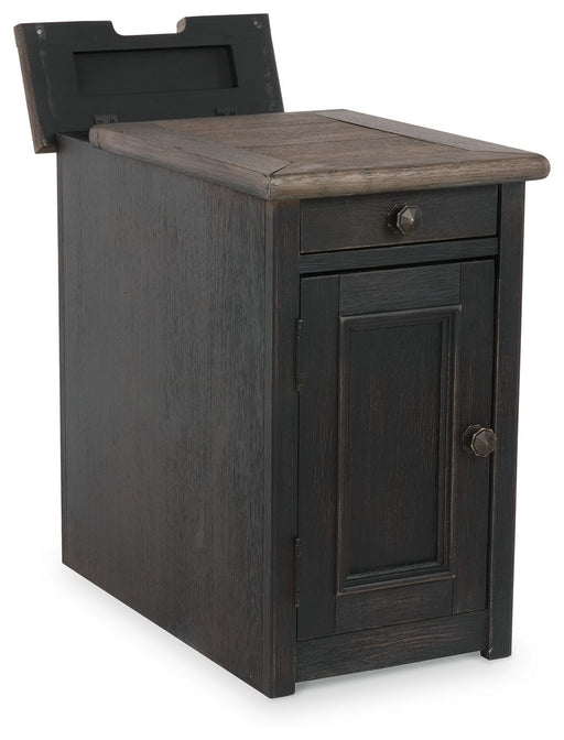 Tyler Creek - Chair Side End Table - Grayish Brown / Black – Chair Side Tables by Signature Design by Ashley® at Furniture Wholesale Plus , Nashville furniture store