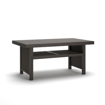 Mesa Valley - Rectangular Multi-Use Table With Umbrella Option - Dark Brown – Dining Tables by Signature Design by Ashley® at Furniture Wholesale Plus , Nashville furniture store