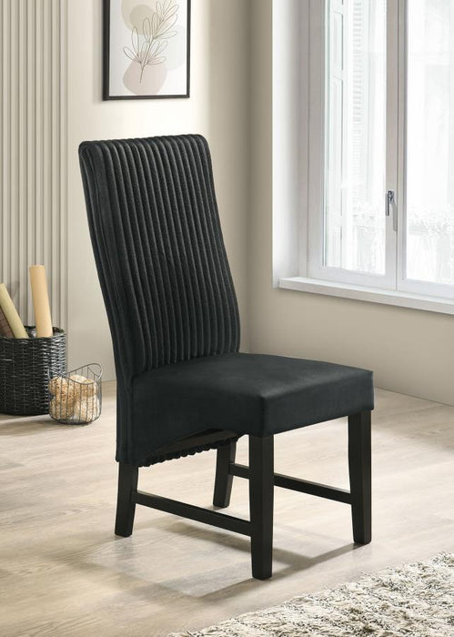 Barrand - Upholstered Dining Side Chair (Set of 2) – Chair Sets by Coaster Fine Furniture at Furniture Wholesale Plus , Nashville furniture store