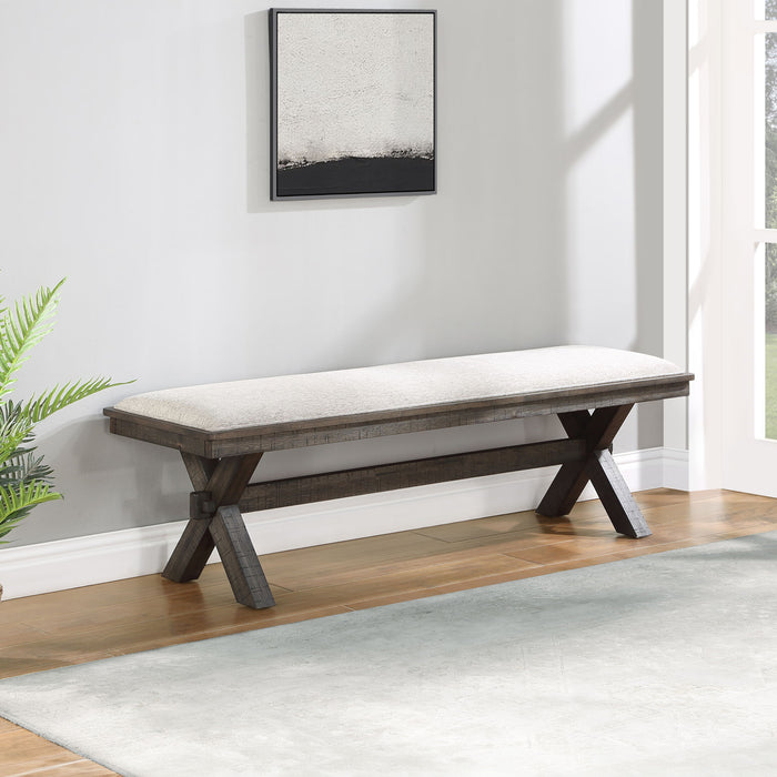 Riverdale - Bench – Upholstered Benches by Steve Silver Furniture at Furniture Wholesale Plus , Nashville furniture store