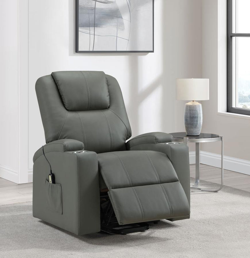 Armstrong - Upholstered Power Lift Massage Recliner – Lift Chairs by Coaster Fine Furniture at Furniture Wholesale Plus , Nashville furniture store