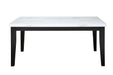 Sterling - Faux Marble Top Dining Table - White – Dining Tables by Steve Silver Furniture at Furniture Wholesale Plus , Nashville furniture store