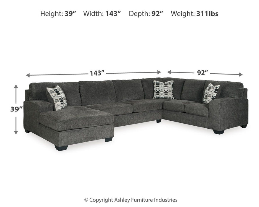 Ballinasloe - Sectional – Stationary Sectionals by Signature Design by Ashley® at Furniture Wholesale Plus , Nashville furniture store