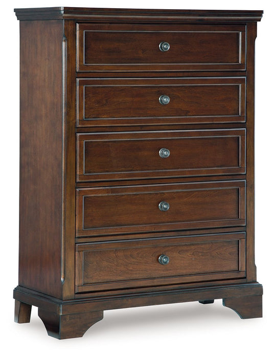 Trellington - Five Drawer Chest - Brown – Accent Chests by Signature Design by Ashley® at Furniture Wholesale Plus , Nashville furniture store
