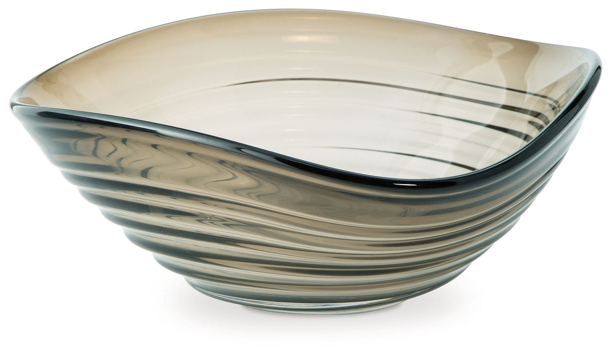 Solariston - Bowl - Gray / Brown – Plates & Bowls by Signature Design by Ashley® at Furniture Wholesale Plus , Nashville furniture store
