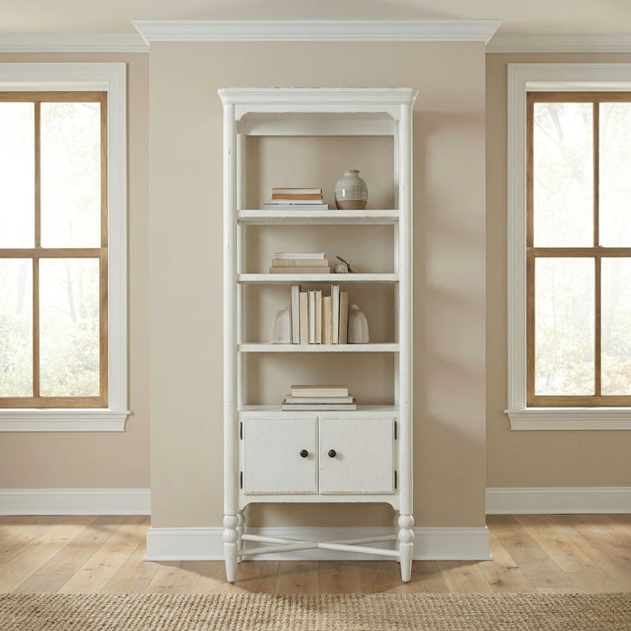 Turnberry Park - Etagere - Washed White – Etageres by Liberty Furniture at Furniture Wholesale Plus , Nashville furniture store