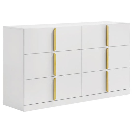 Ines - 6-Drawer Bedroom Dresser Cabinet – Dressers by Coaster Fine Furniture at Furniture Wholesale Plus , Nashville furniture store