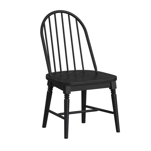 Heritage & Home - Windsor Side Chair (Set of 2) - Black – Chair Sets by Elements International at Furniture Wholesale Plus , Nashville furniture store