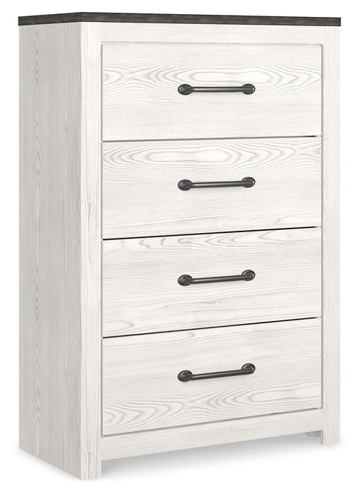 Gerridan - Four Drawer Chest - White / Gray – Accent Chests by Signature Design by Ashley® at Furniture Wholesale Plus , Nashville furniture store