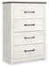 Gerridan - Four Drawer Chest - White / Gray – Accent Chests by Signature Design by Ashley® at Furniture Wholesale Plus , Nashville furniture store