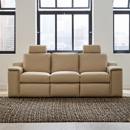 Armon - Sofa With Power Footrest & ZG - Oslo Fawn – Reclining Sofas by Liberty Furniture at Furniture Wholesale Plus , Nashville furniture store