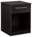 Finch - One Drawer Night Stand - Black – Accent Nightstands by Signature Design by Ashley® at Furniture Wholesale Plus , Nashville furniture store