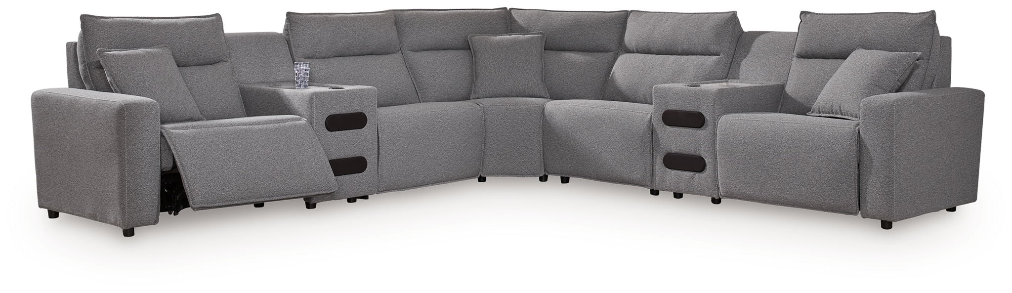 Modmax II - Reclining Sectional - Salt And Pepper – Reclining Sectionals by Signature Design by Ashley® at Furniture Wholesale Plus , Nashville furniture store