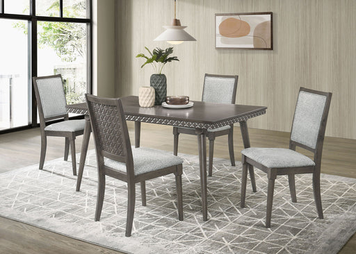 Onslow - 5 Piece Rectangular Dining Set - Dark Brown – 5 Piece Dining Room Sets by Coaster Fine Furniture at Furniture Wholesale Plus , Nashville furniture store