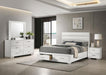 Felicity - Storage Bedroom Set - White - Premium 4 Piece Bedroom Sets from Coaster Fine Furniture - Just $1979! Shop now at Furniture Wholesale Plus  We are the best furniture store in Nashville, Hendersonville, Goodlettsville, Madison, Antioch, Mount Juliet, Lebanon, Gallatin, Springfield, Murfreesboro, Franklin, Brentwood
