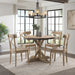 Callista - Round Standard Height 5 Piece Dining Set (Table And Four Chairs) - Beach – 5 Piece Dining Room Sets by Elements International at Furniture Wholesale Plus , Nashville furniture store