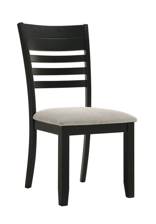 Folio - Side Chair (Set of 2) - Black / Gray – Chair Sets by Crown Mark at Furniture Wholesale Plus , Nashville furniture store