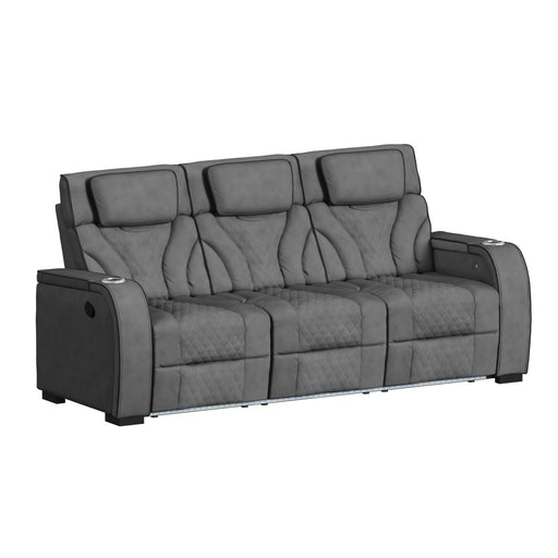 Blitz - Motion Sofa With DDT, Reading Light, Wireless Charger And LED – Reclining Sofas by Elements International at Furniture Wholesale Plus , Nashville furniture store