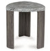 Surmour - Triangle End Table - Gray / Brown – End Tables by Signature Design by Ashley® at Furniture Wholesale Plus , Nashville furniture store
