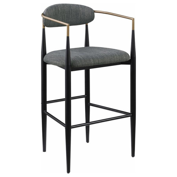 Tina - Metal Pub Height Bar Stool With Upholstered Back And Seat (Set of 2) - Premium Stool Sets from Coaster Fine Furniture - Just $429! Shop now at Furniture Wholesale Plus  We are the best furniture store in Nashville, Hendersonville, Goodlettsville, Madison, Antioch, Mount Juliet, Lebanon, Gallatin, Springfield, Murfreesboro, Franklin, Brentwood
