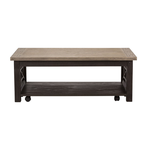 Heatherbrook - Cocktail Table - Charcoal & Ash – Cocktail Tables by Liberty Furniture at Furniture Wholesale Plus , Nashville furniture store