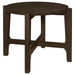 Cota - Round Solid Wood End Table - Dark Brown – End Tables by Coaster Fine Furniture at Furniture Wholesale Plus , Nashville furniture store