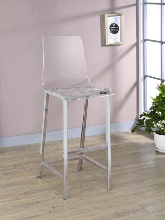 Juelia - Chrome Stools (Set of 2) - Premium Stool Sets from CoasterEssence - Just $459! Shop now at Furniture Wholesale Plus  We are the best furniture store in Nashville, Hendersonville, Goodlettsville, Madison, Antioch, Mount Juliet, Lebanon, Gallatin, Springfield, Murfreesboro, Franklin, Brentwood
