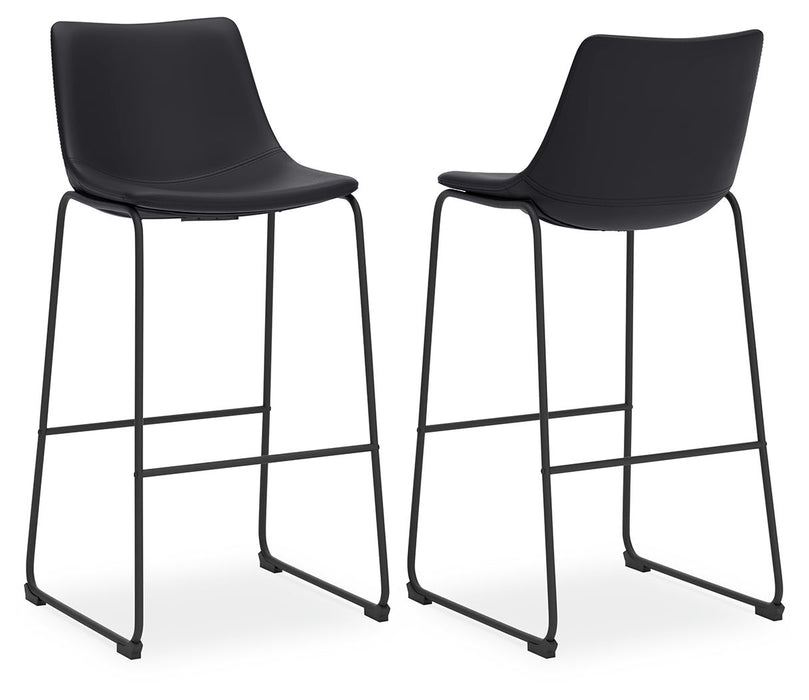 Centiar - Upholstered Barstool (Set of 2) – Stool Sets by Signature Design by Ashley® at Furniture Wholesale Plus , Nashville furniture store